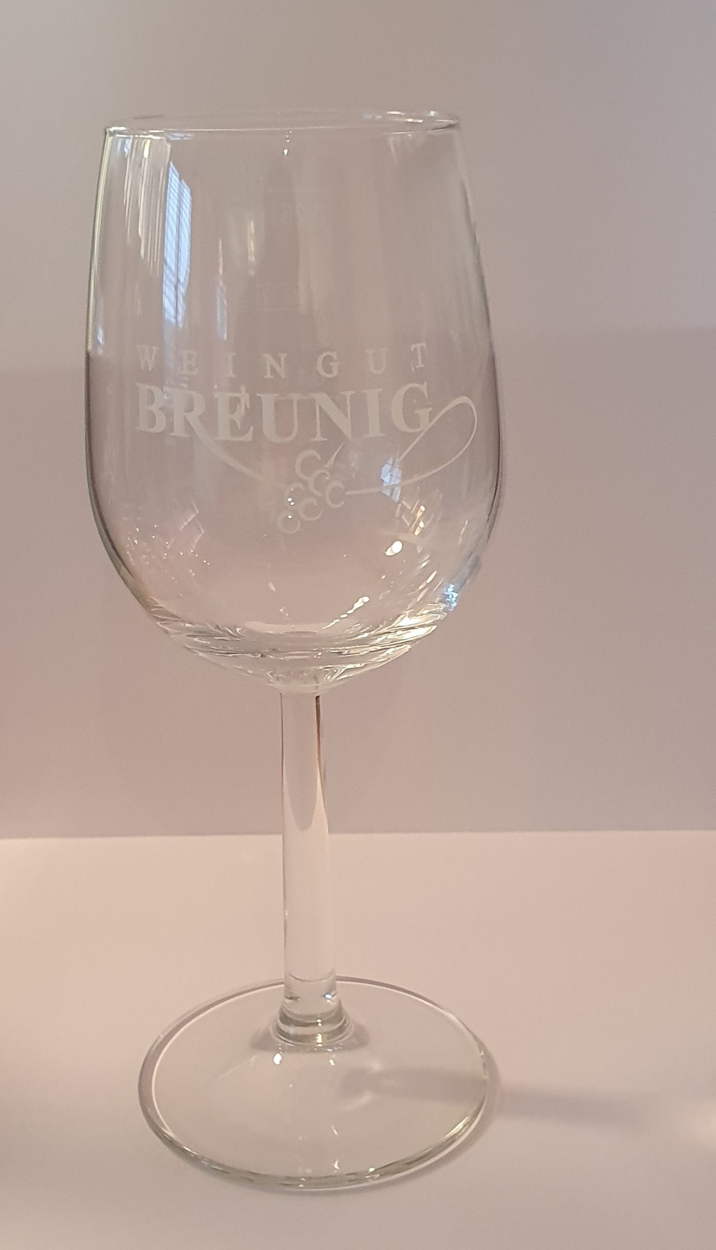 Weinstielglas "Weingut Breunig"